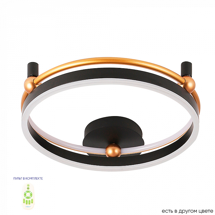 Светильник Crystal Lux FERNANDO PL48W LED BLACK/GOLD