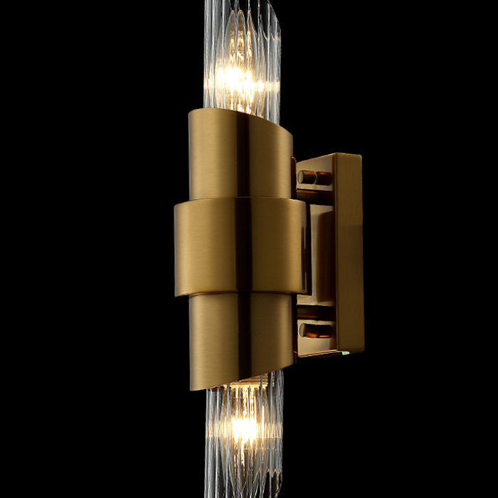 Бра Crystal Lux JUSTO AP2 BRASS